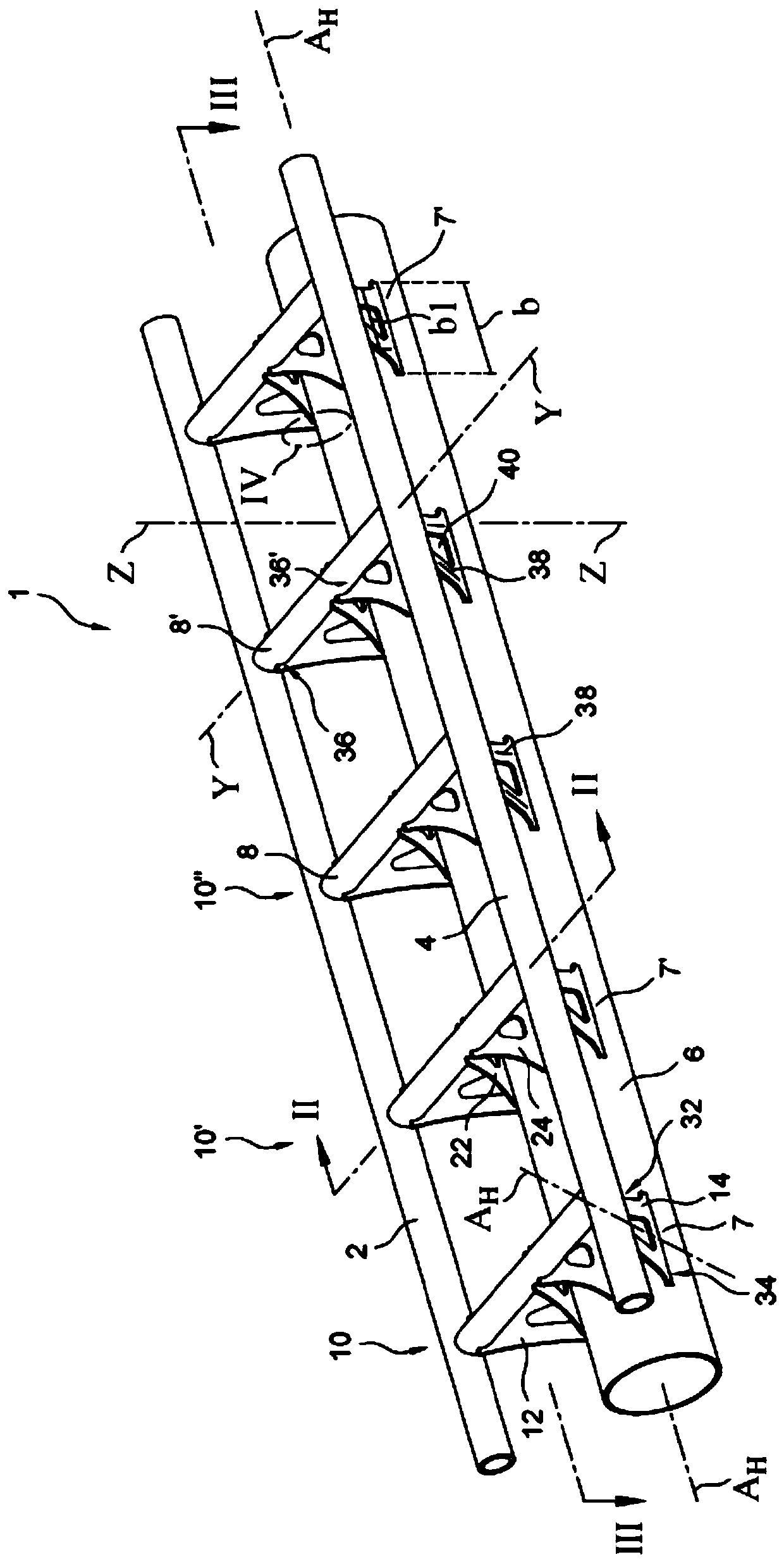 Backbone rail for a roller coaster and roller coaster arrangement