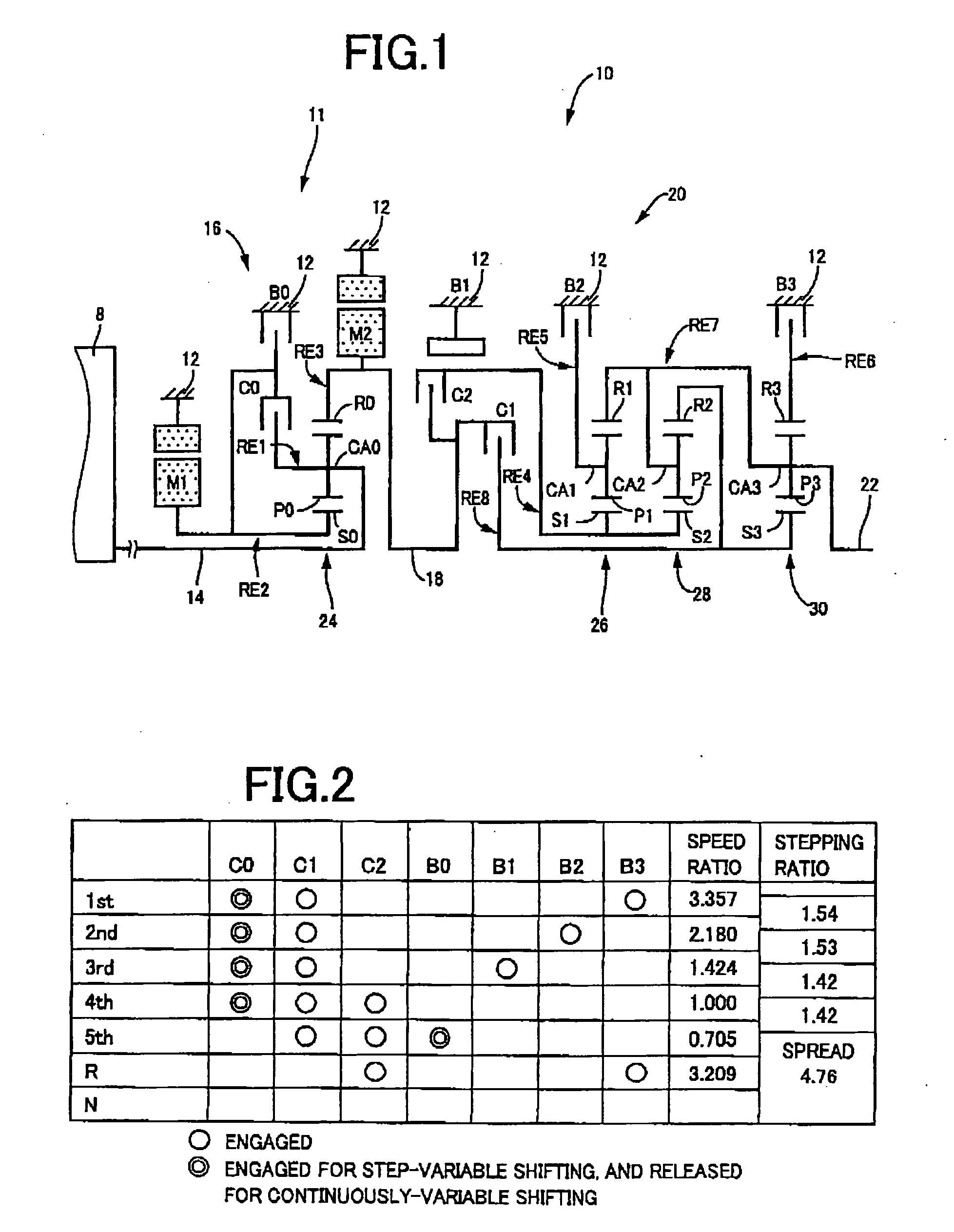 Control apparatus for hybrid vehicle power transmitting system