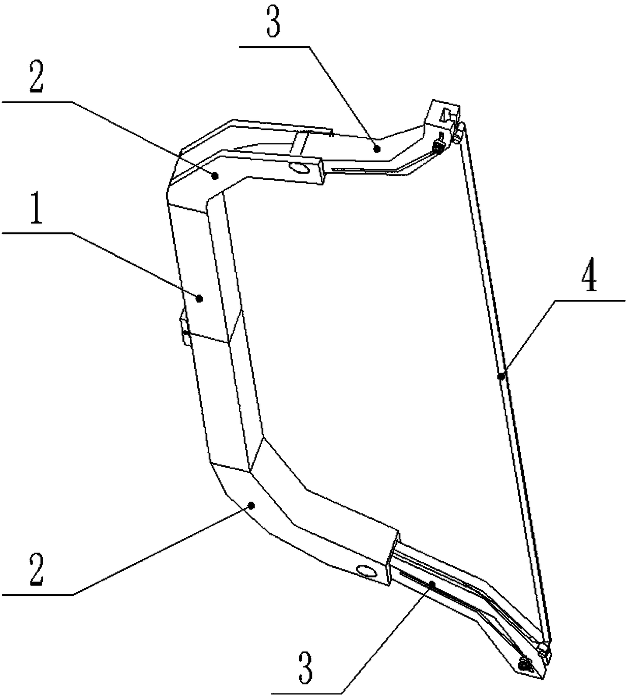 Folding type adjustable-tension reflex bow