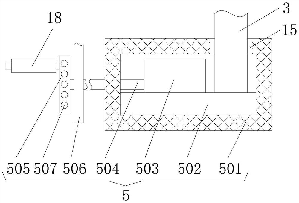 Bending device for accessories for engineering machinery cab and using method