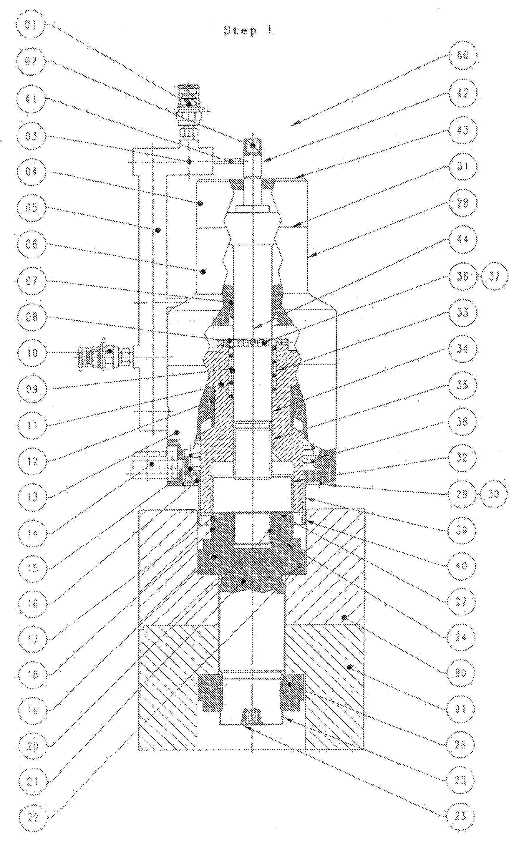 Method for tensioning screw bolts, as well as screw bolt and screw bolt tensioning device for carrying out the method