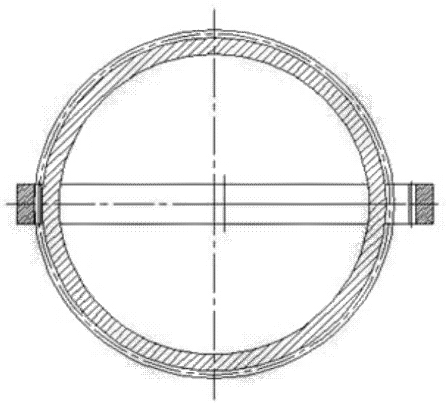 Method and device for machining tooth profile of inner gear with drum-shaped worm tool