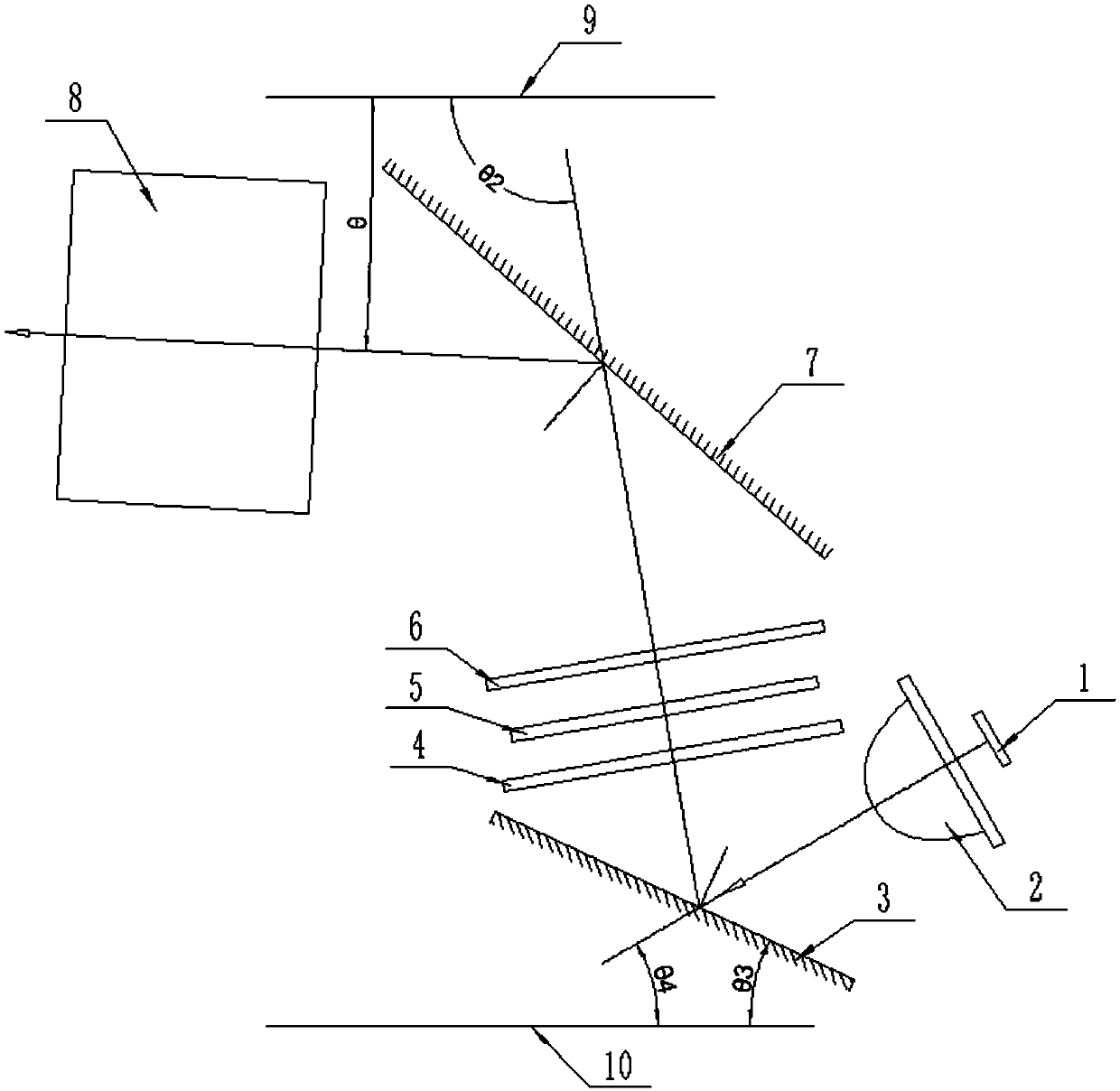 Singlechip LCD projector