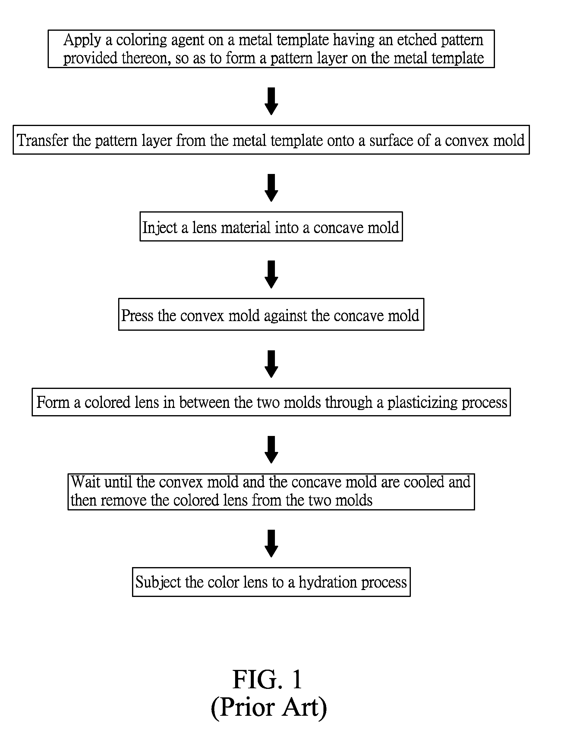 Method of manufacturing color contact lens