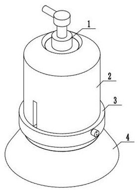 Table top type hand disinfection safety management and control apparatus in medical places