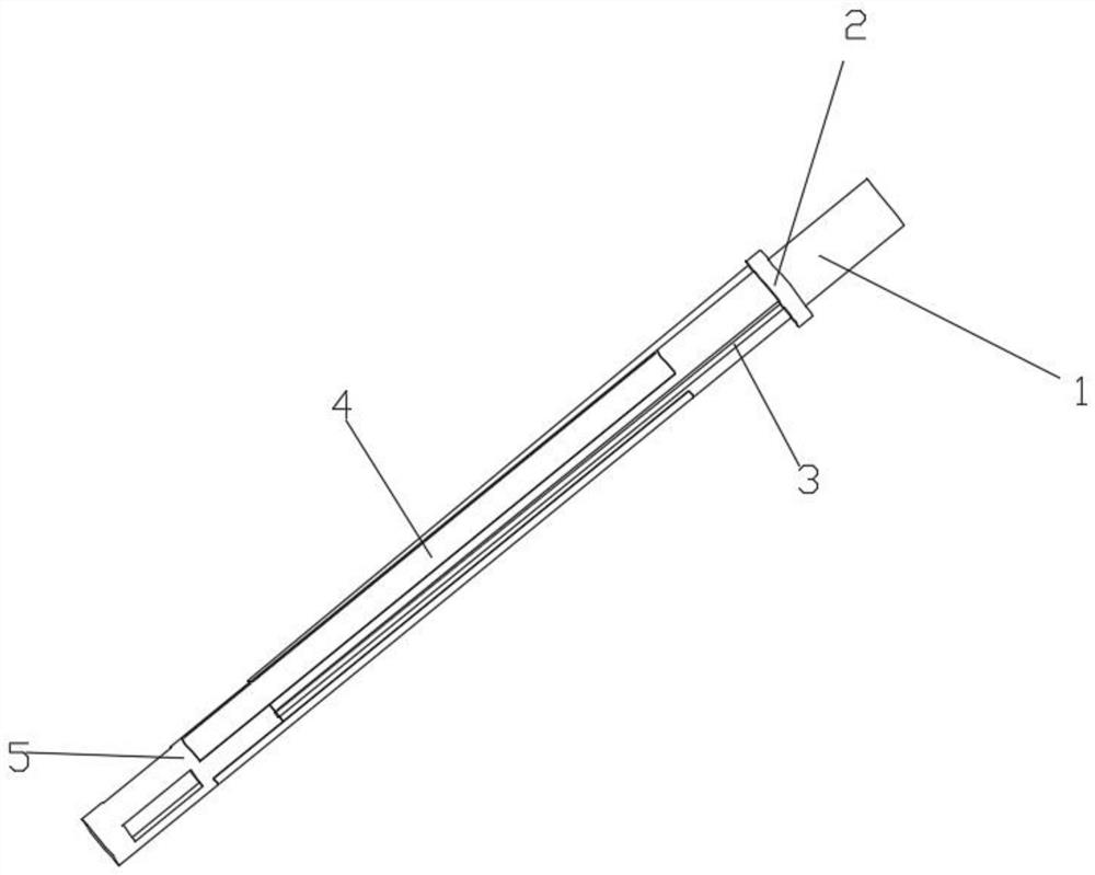 Self-adaptive anchoring device for deformed side slope and construction method of self-adaptive anchoring device