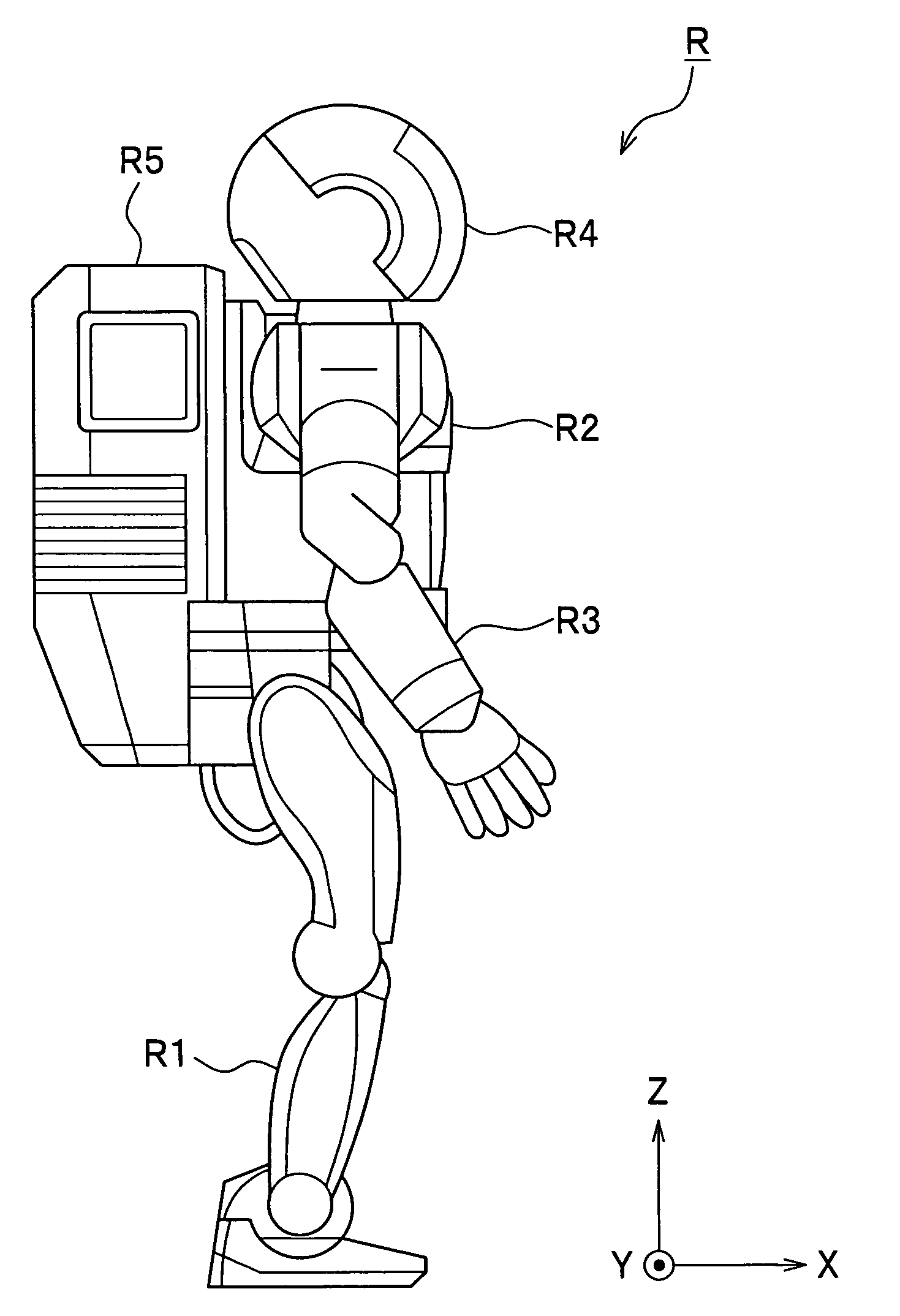 Legged mobile robot controller, legged mobile robot and legged mobile robot control method