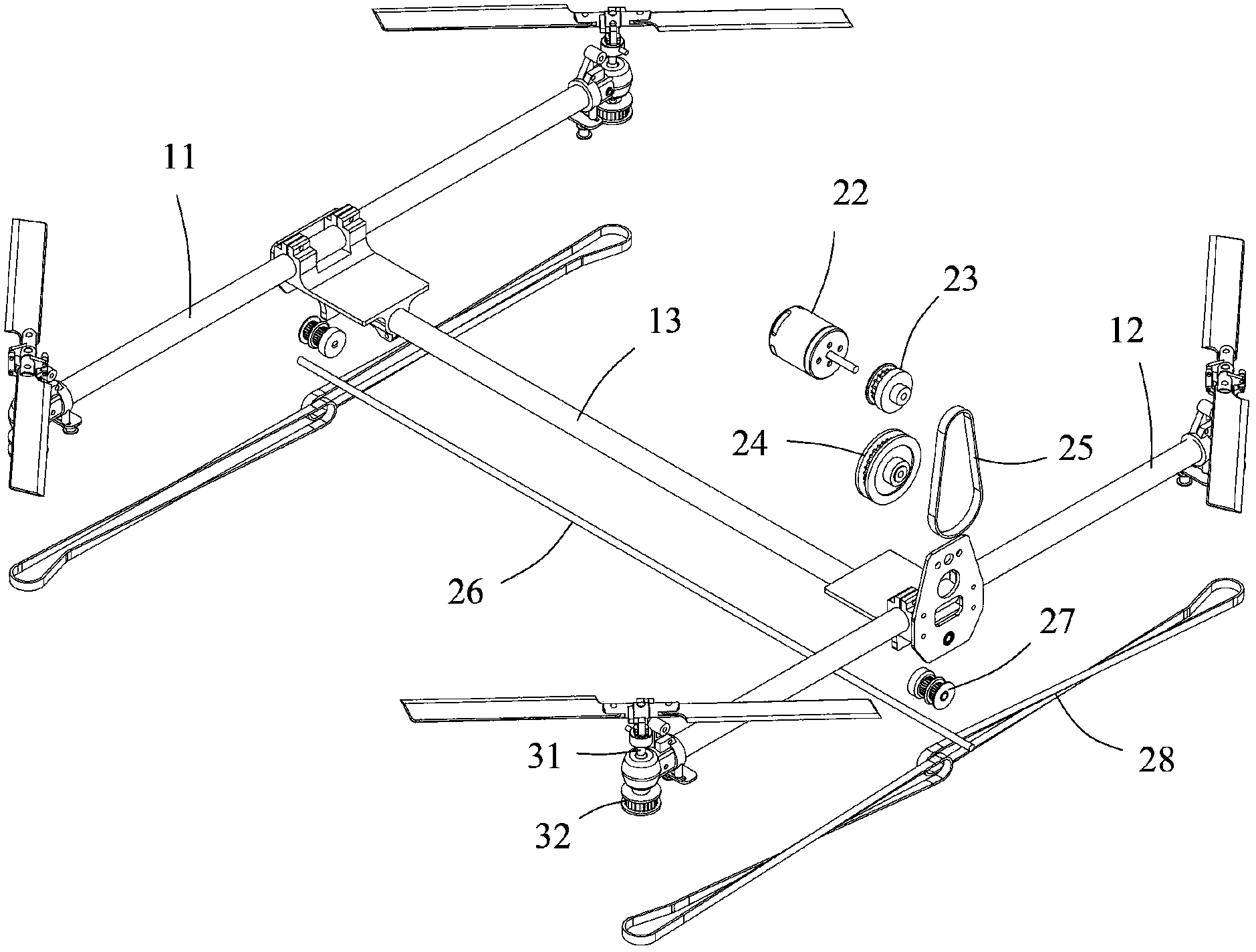 Control method and device of variable pitch aircraft