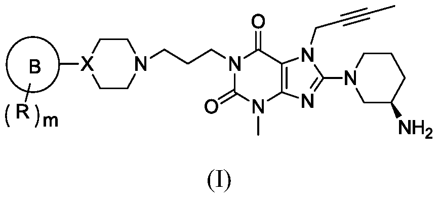 Substituted xanthine compounds containing five-membered aromatic heterocycles and their preparation methods and uses