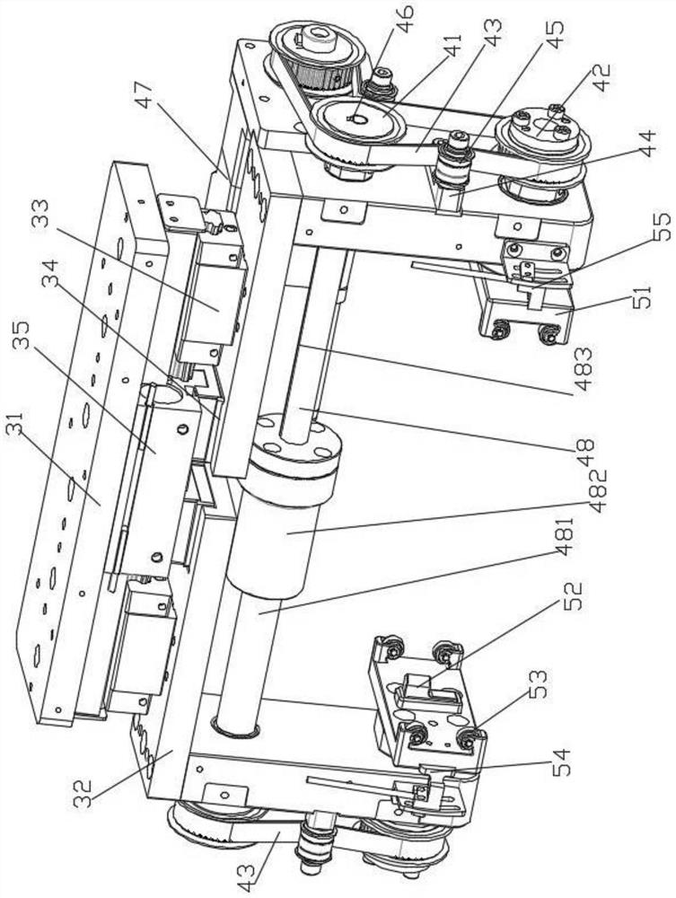 Carrier overturning and clamping mechanism
