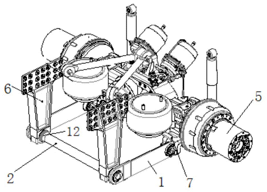 Sheet torsion rod spring structure, vehicle suspension and manufacturing method of sheet torsion rod spring structure