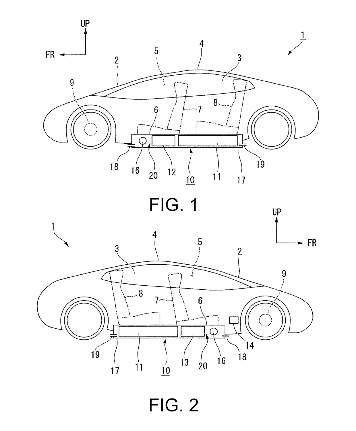 Vehicle, battery unit and battery carrying method of vehicle