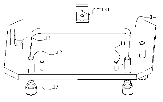 Electric objective table positioning method