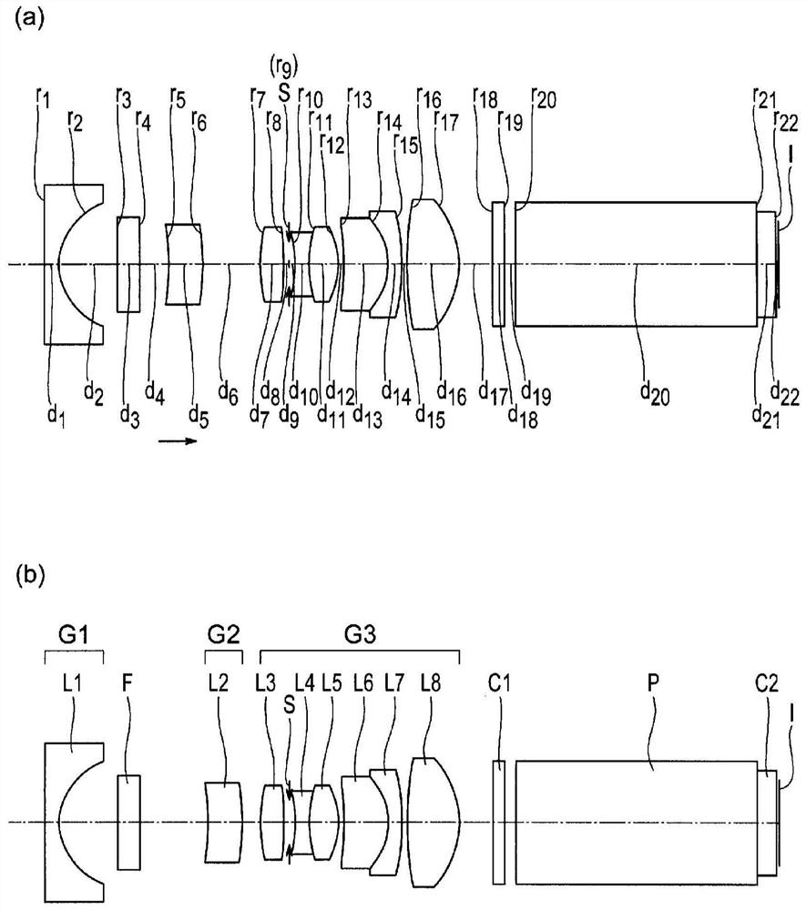 Wide-angle optical system and imaging device using same