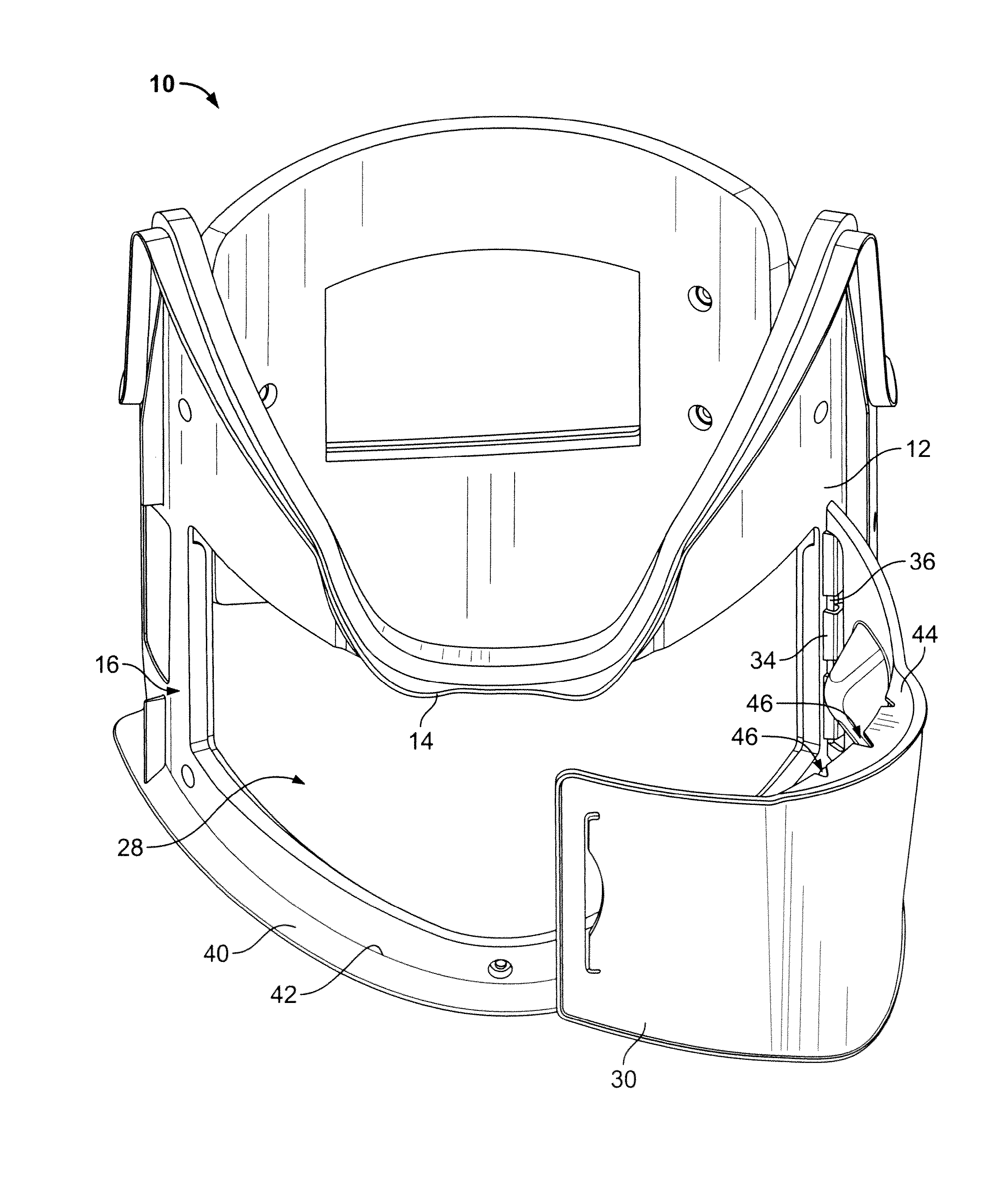 Cervical immobilization collar with arterial cooling elements