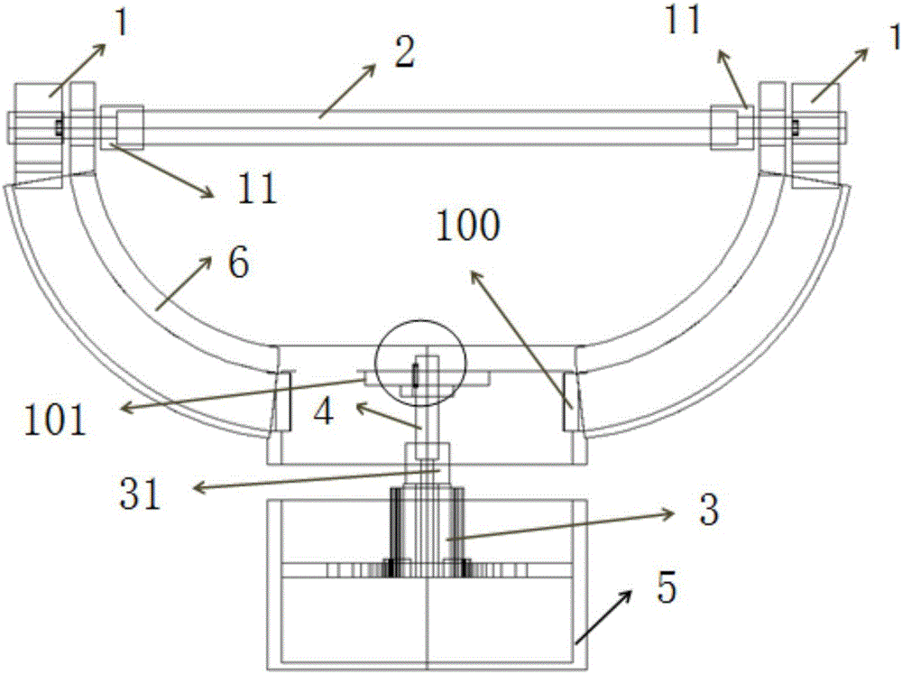 Mechanical device for sun tracking and control system and method thereof