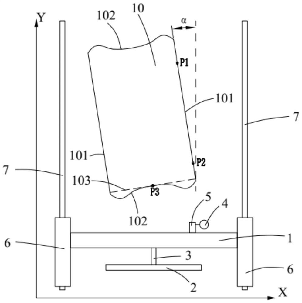 Plate edge searching mechanism, cutting machine and plate edge searching method