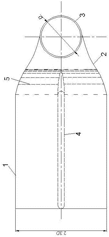 Elbow type inlet passage with arc-shaped spreader plate