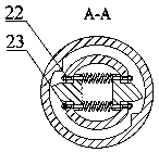 Torsional vibration tool based on impeller and spring