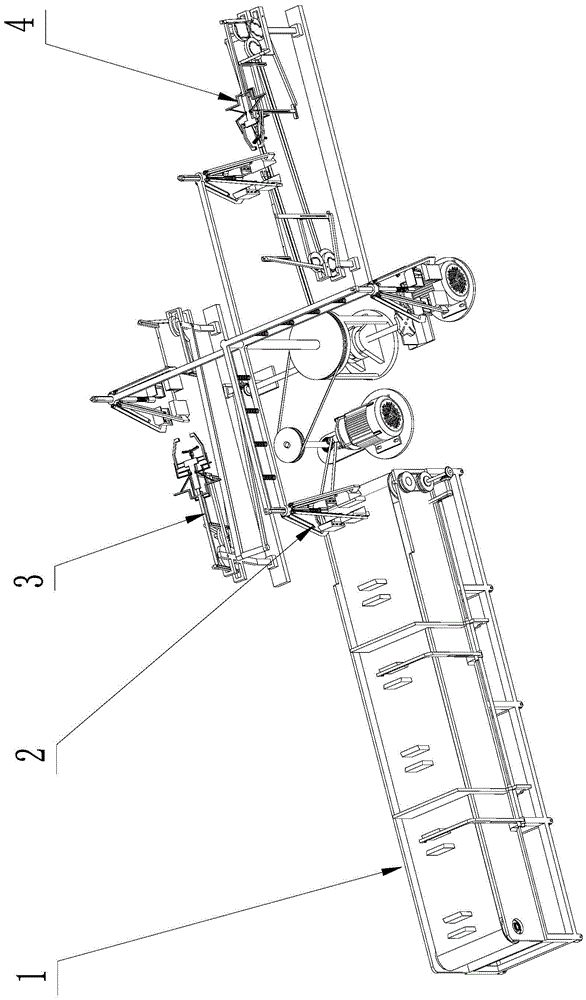 Multi-station flexible hairy crab shaping and binding integrated machine and using method thereof