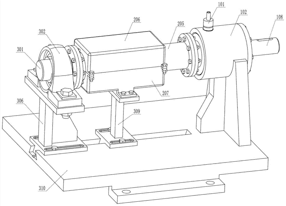 A device for testing the outlet flow rate of the main oil passage of a planetary transmission mechanism