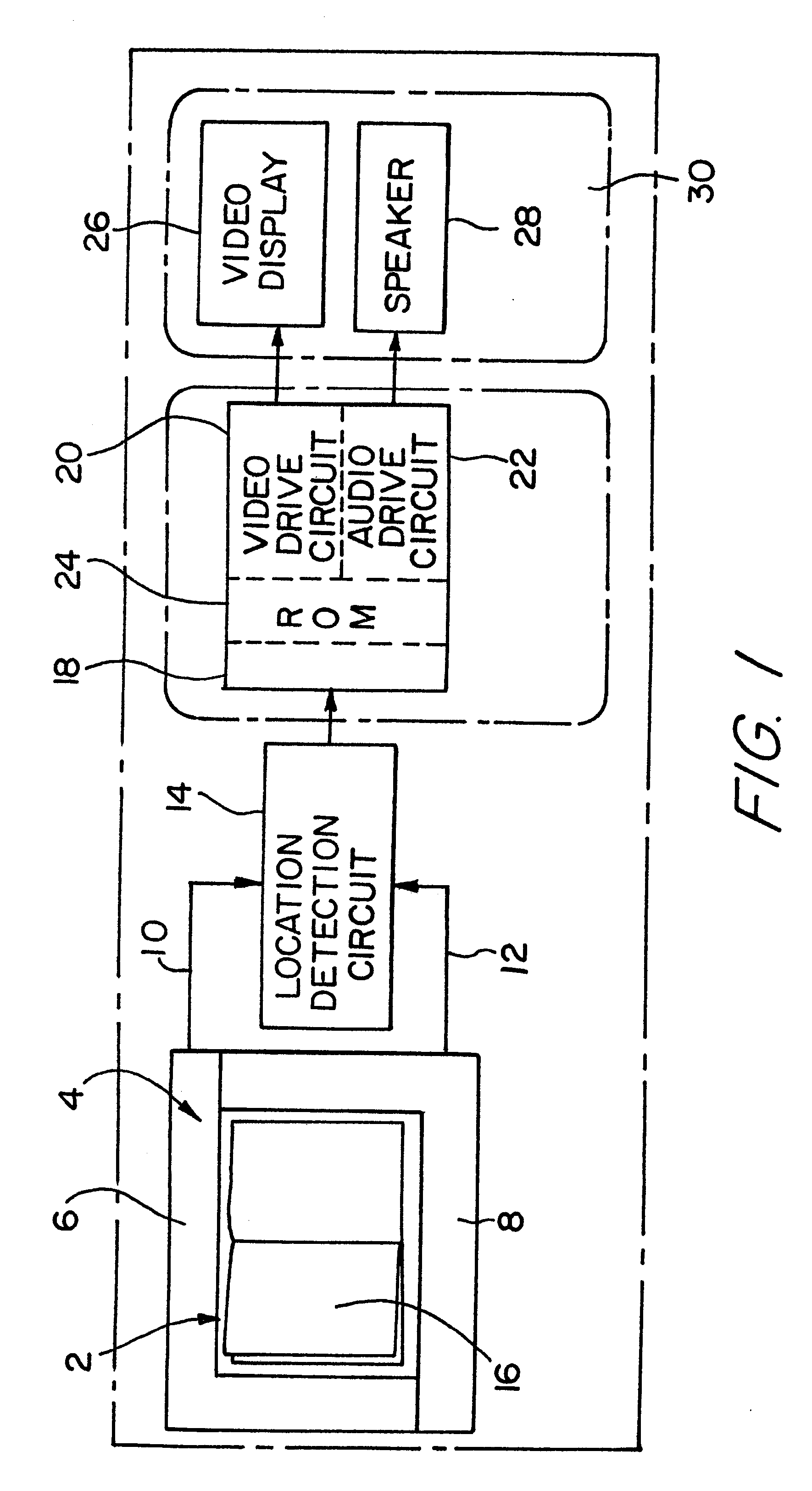 Information display system for electronically reading a book