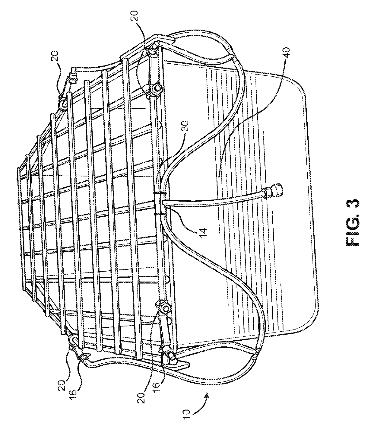 Mister for portable mortar mixer