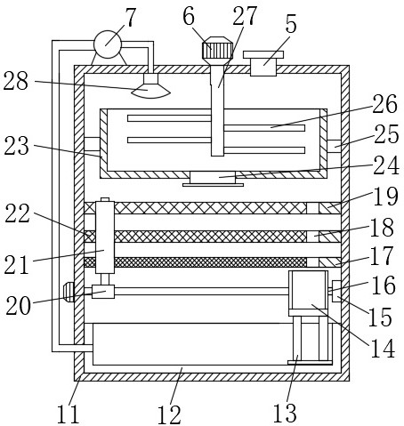 Device for extracting and enriching micro-plastics in livestock and poultry excrement