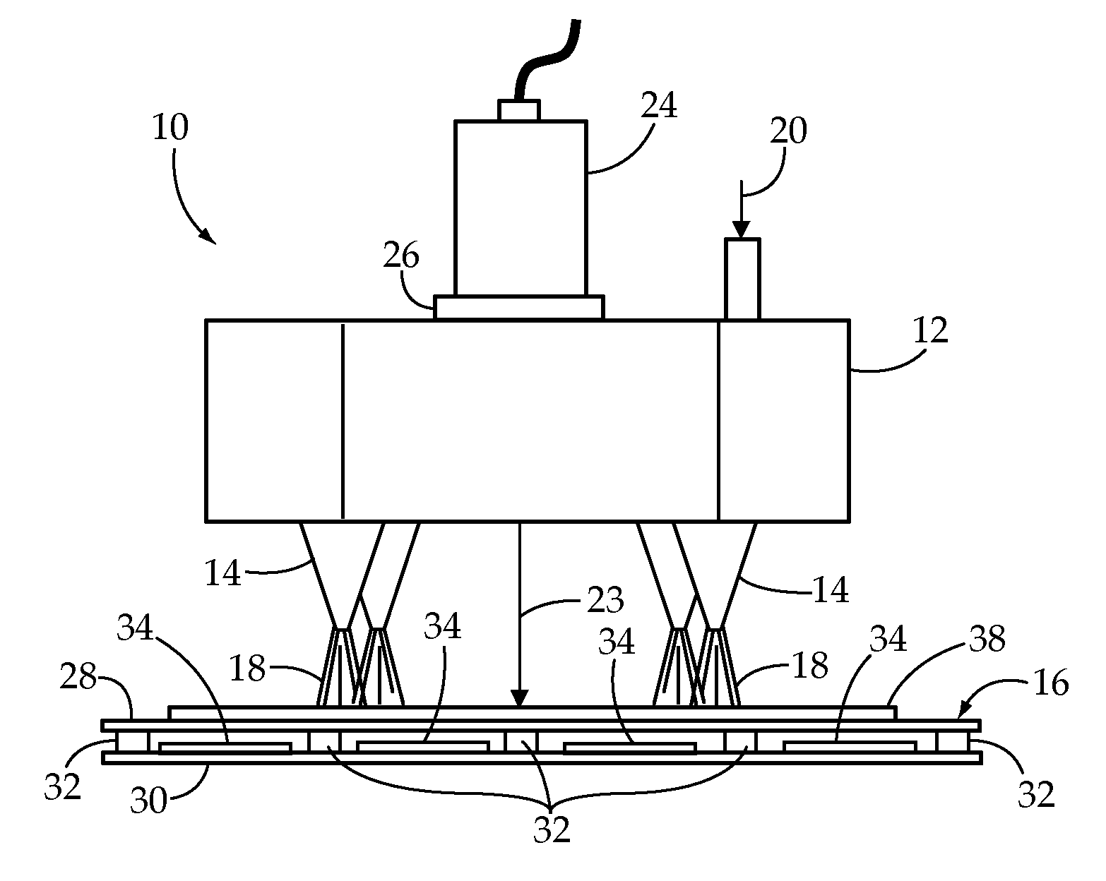 Method and apparatus for sealing a glass package
