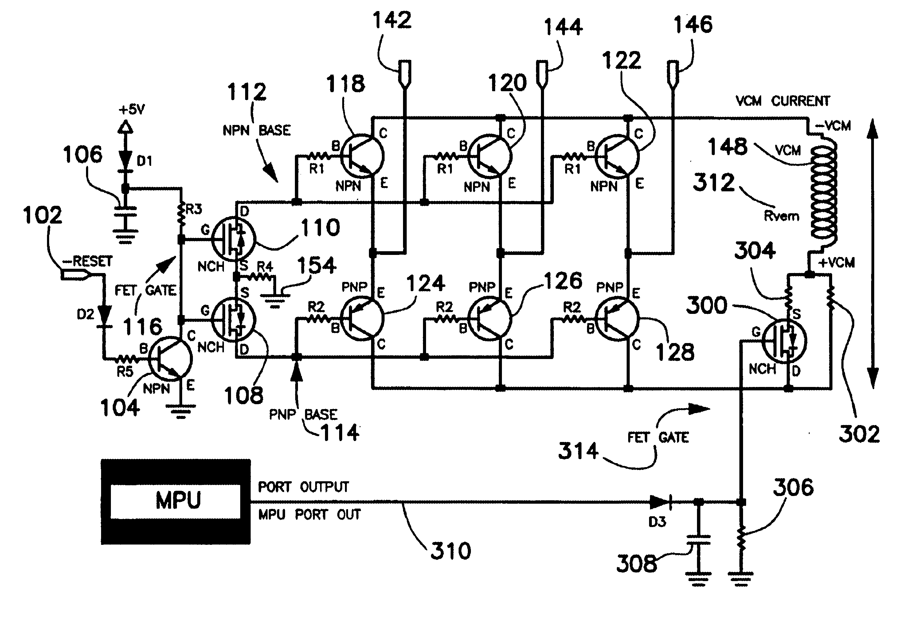 Actuator retract circuit for dual speed hard disk drive