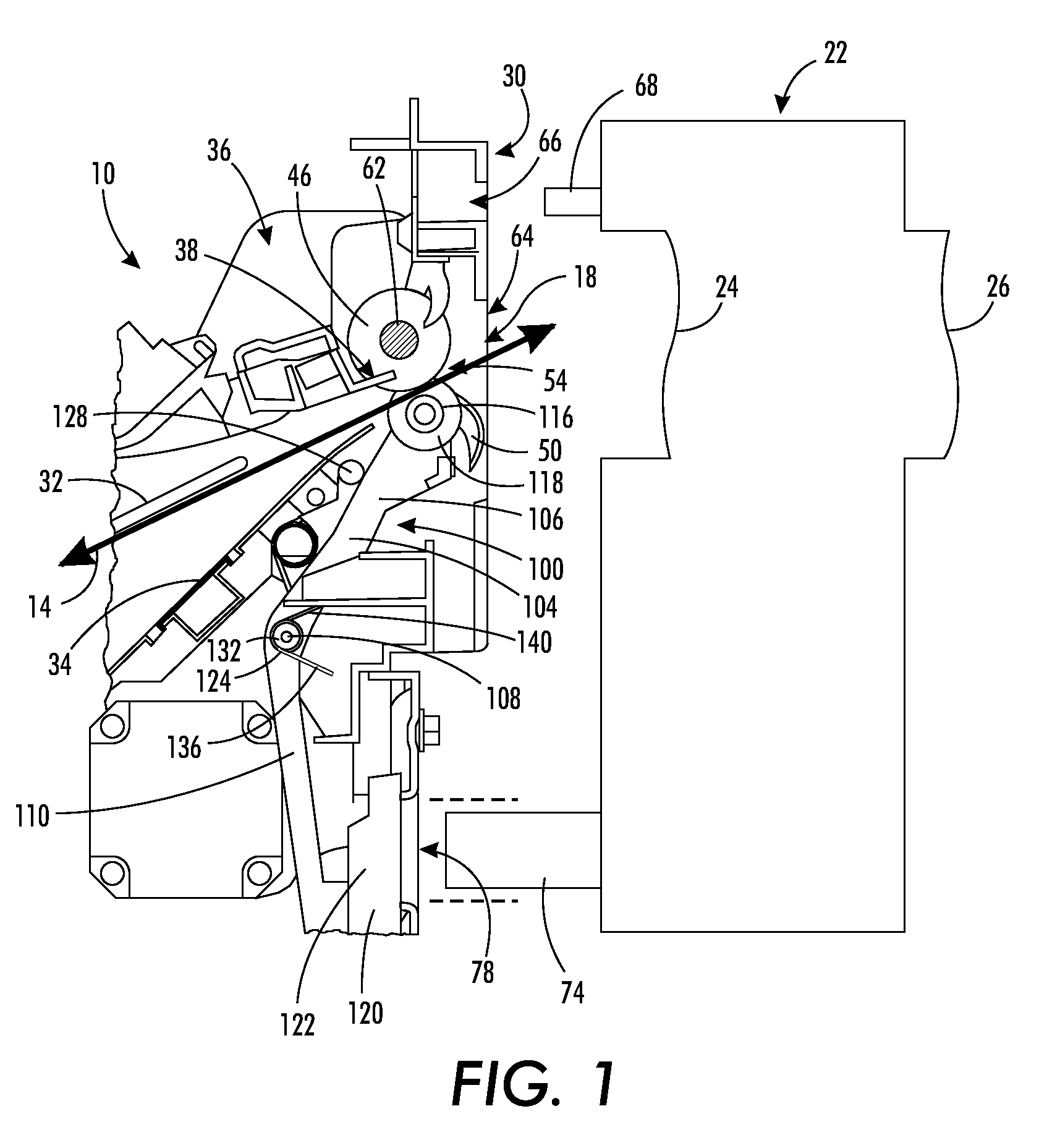 Apparatus and method for temporarily increasing the beam strength of a media sheet in a printer