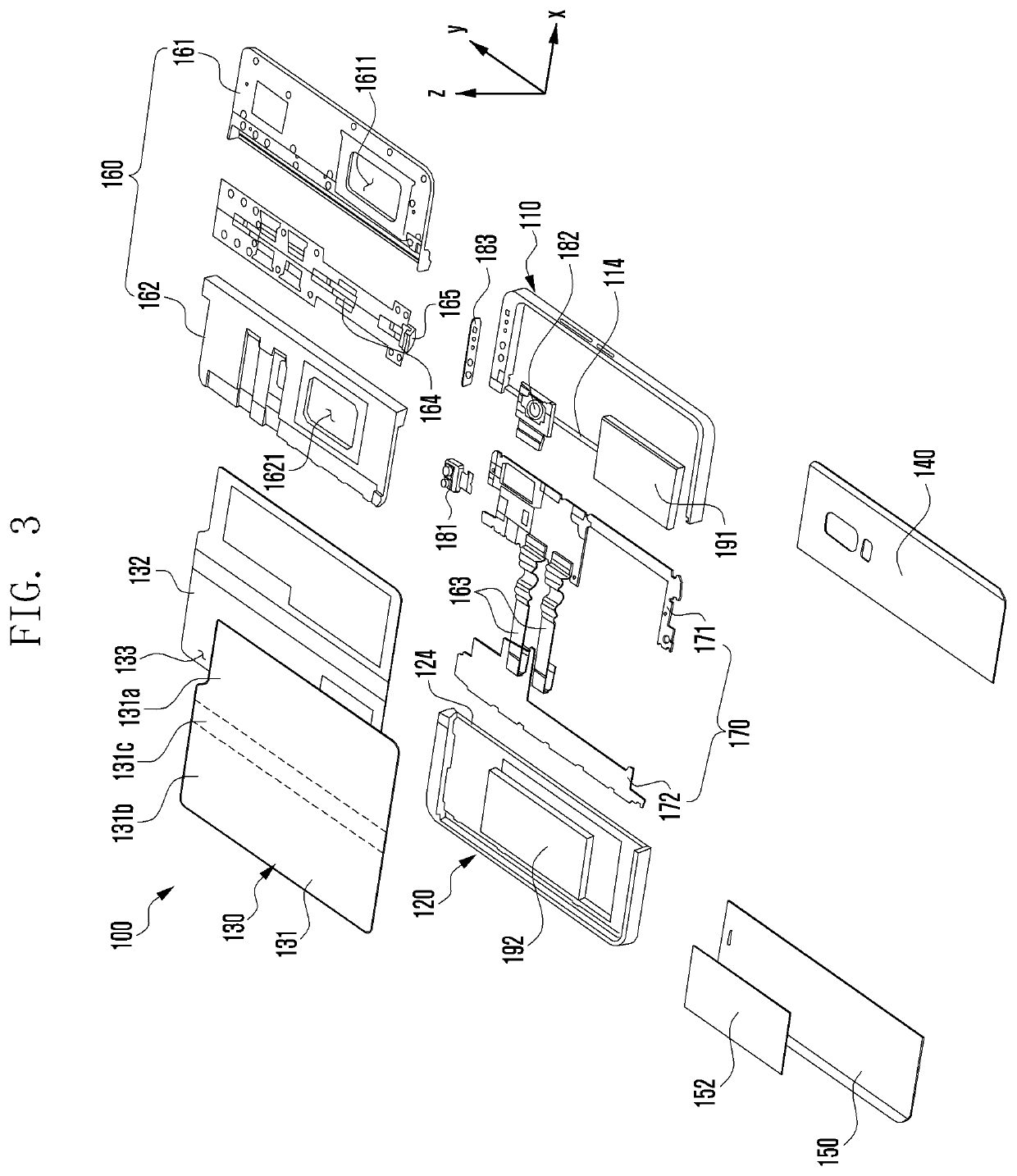 Electronic device including foldable conductive plate