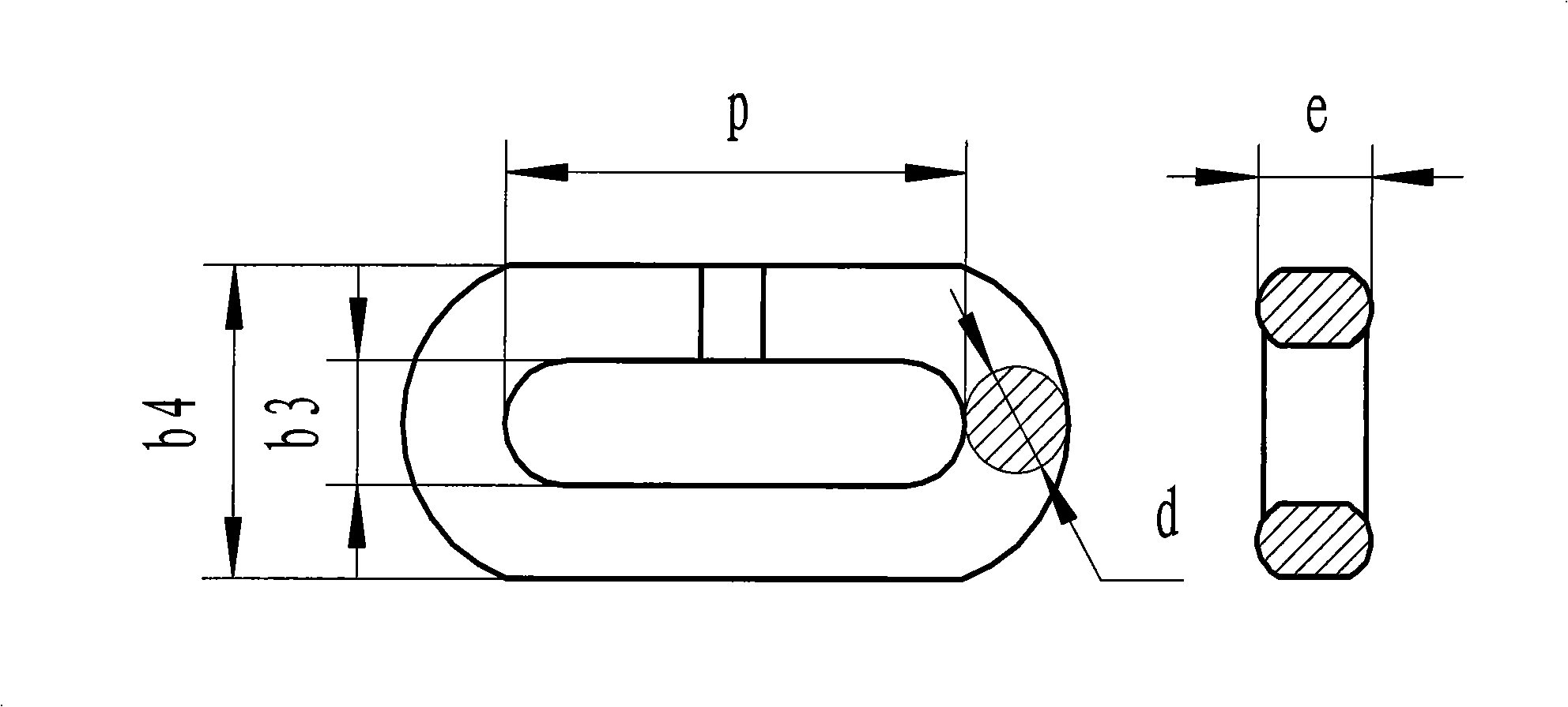 Method for manufacturing super-flat compact type chain vertical ring