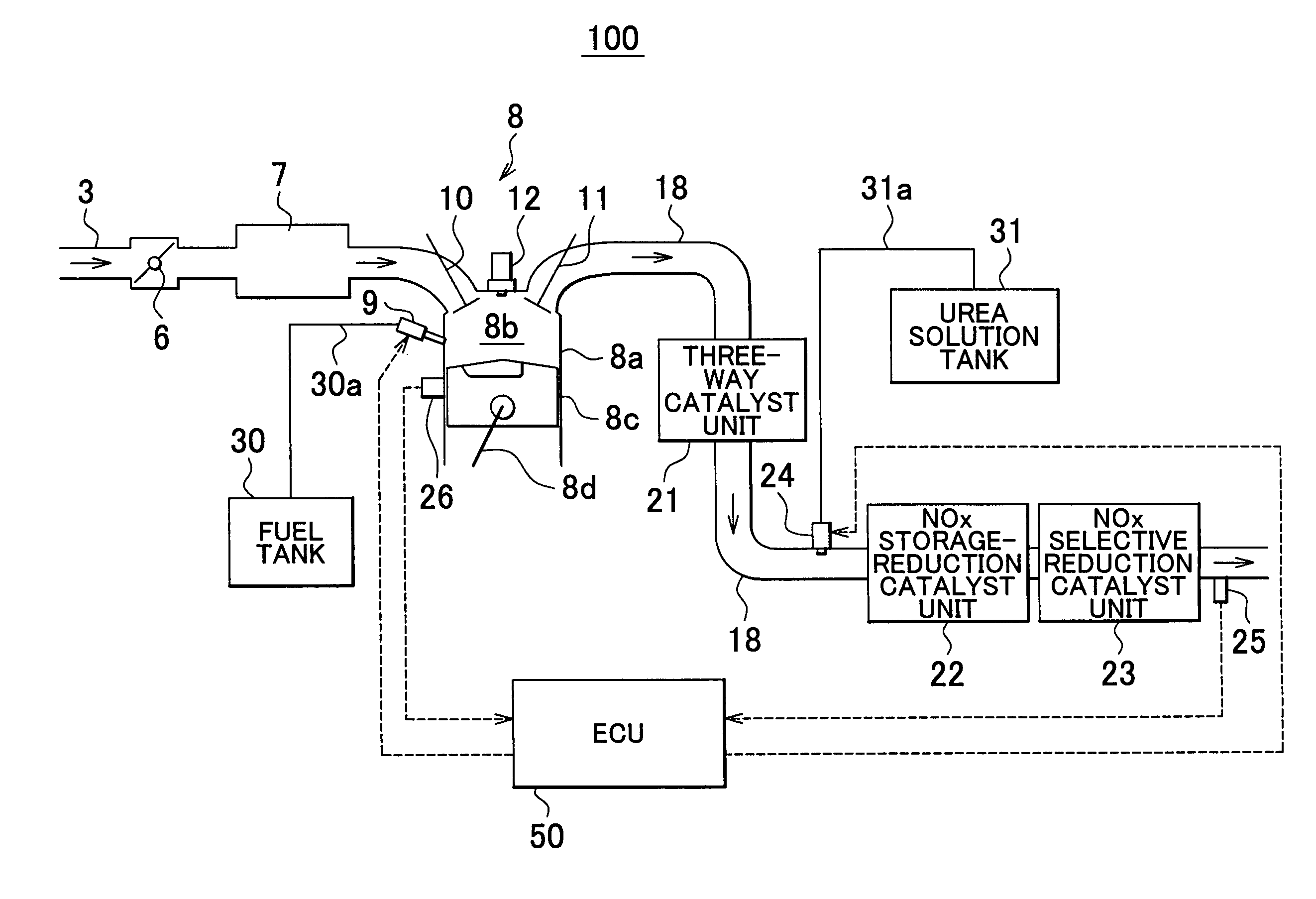 Internal combustion engine exhaust gas purification apparatus and method for controlling same