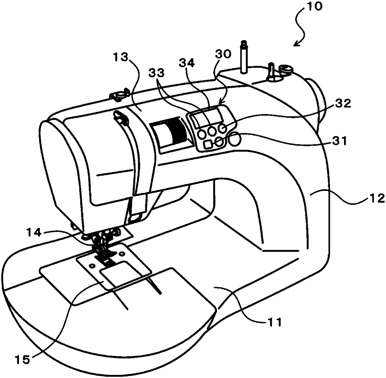 Drive apparatus for sewing machine