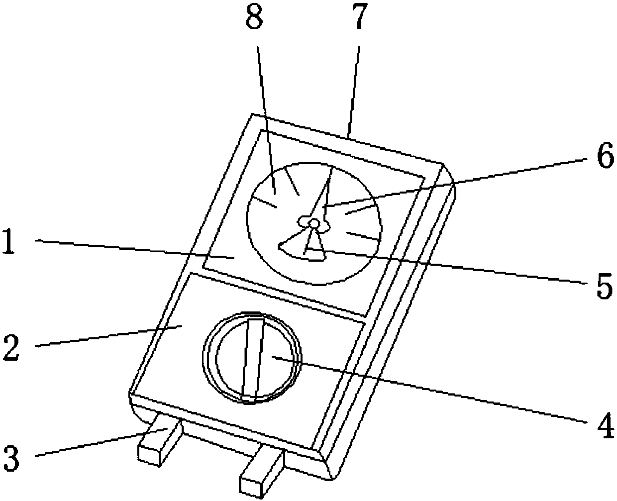 Coaxial double-pointer electrical instrument