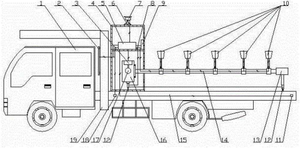 Detection method of tunnel maintenance vehicle with alarm function