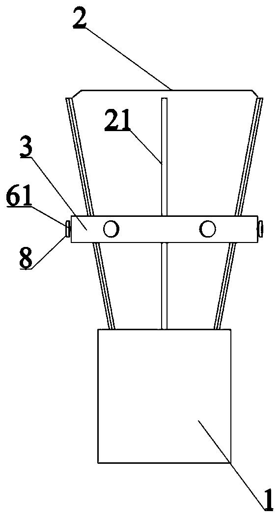 Paper wrapping device of test tube