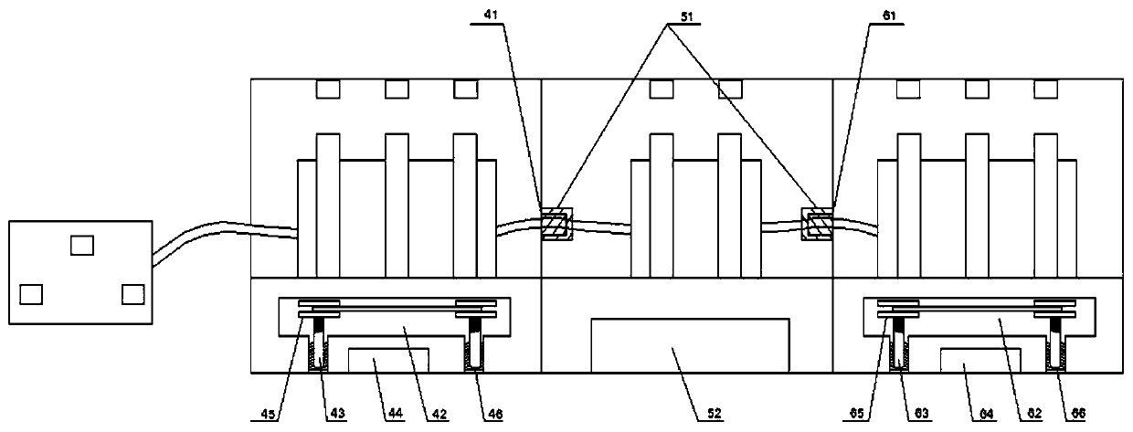 Plug-in strip for adjusting the flip angle