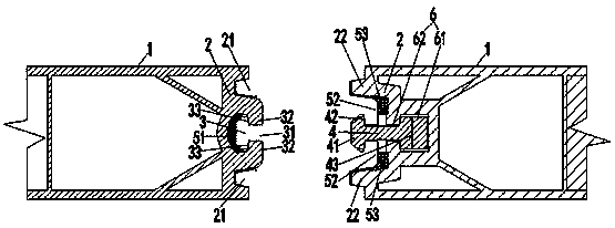 tongue-and-groove connection structure of building formwork