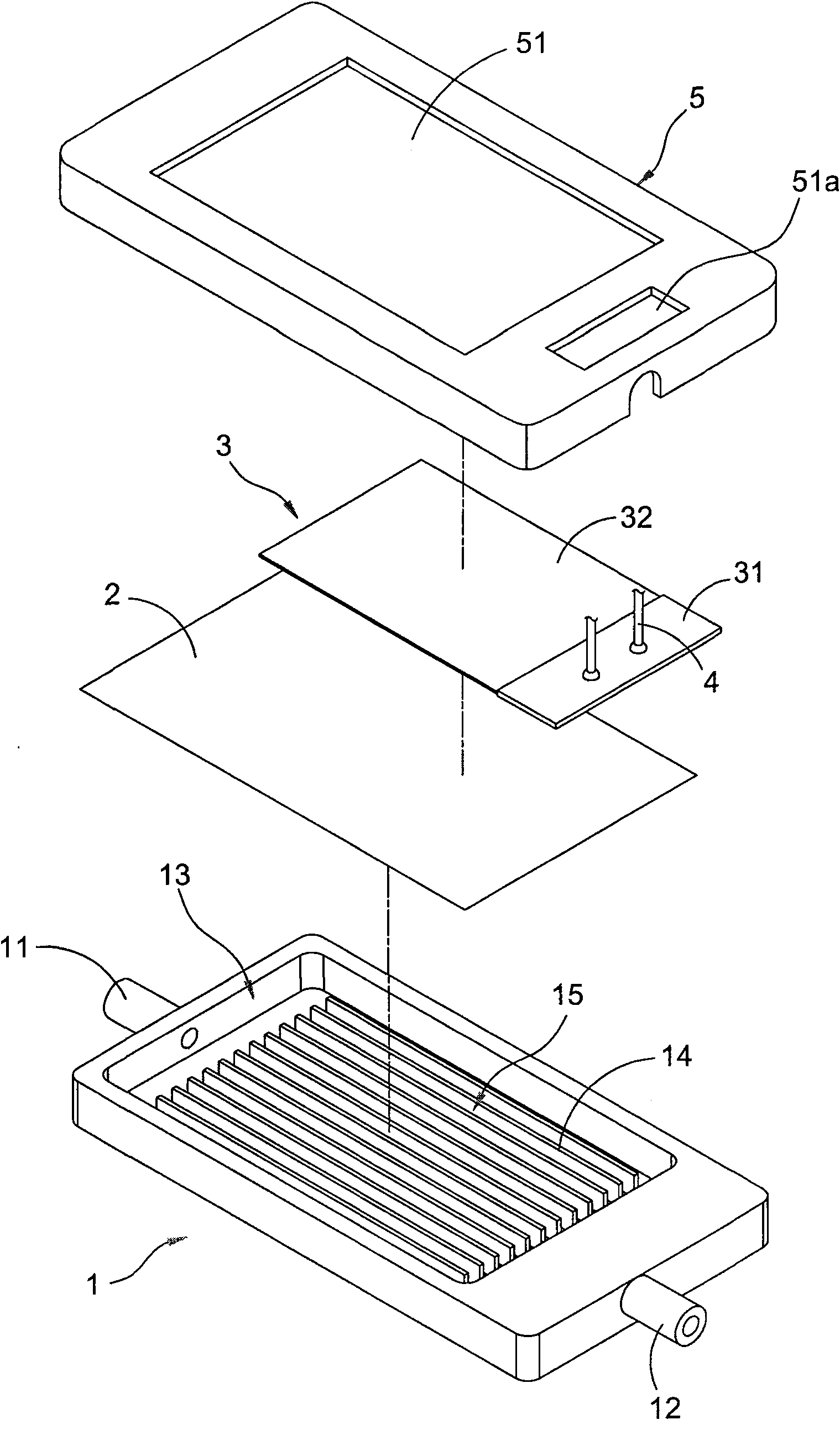 Water-cooling head structure