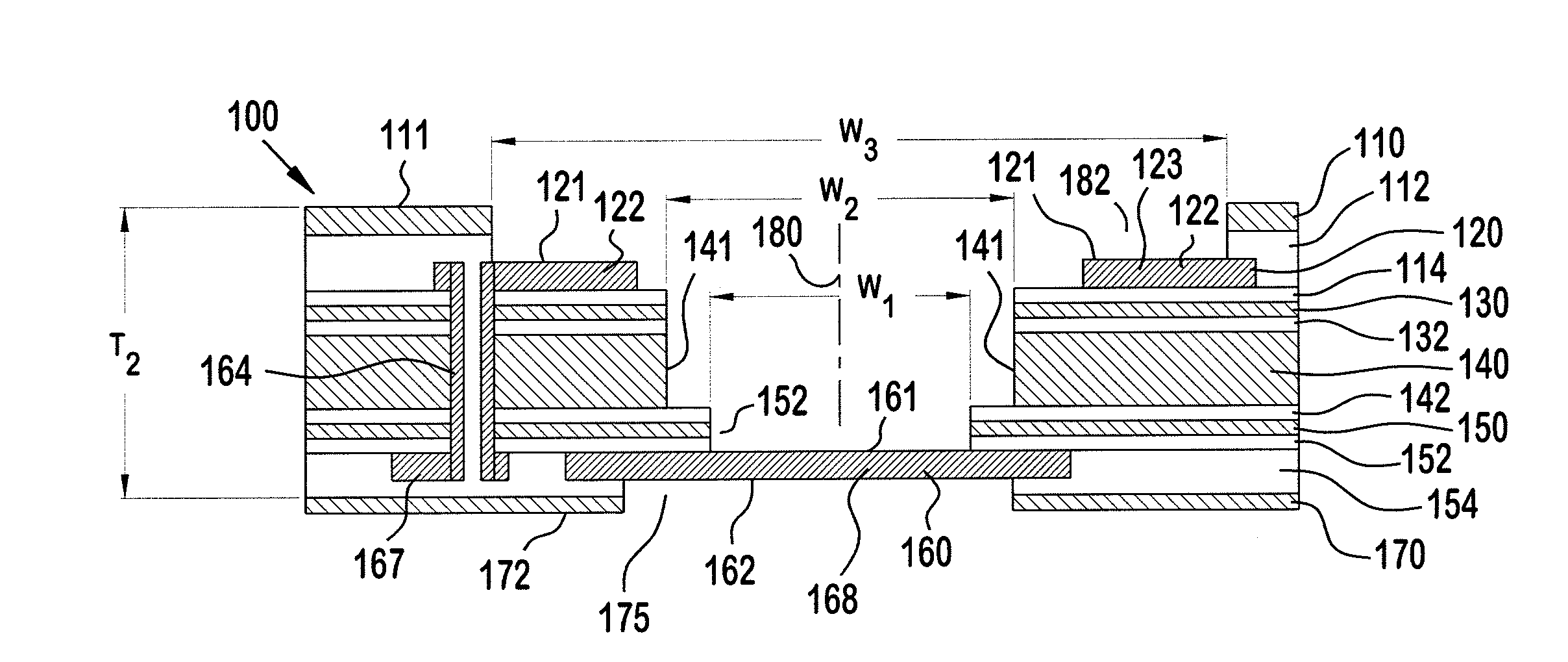 Method of embedding a pre-assembled unit including a device into a flexible printed circuit and corresponding assembly