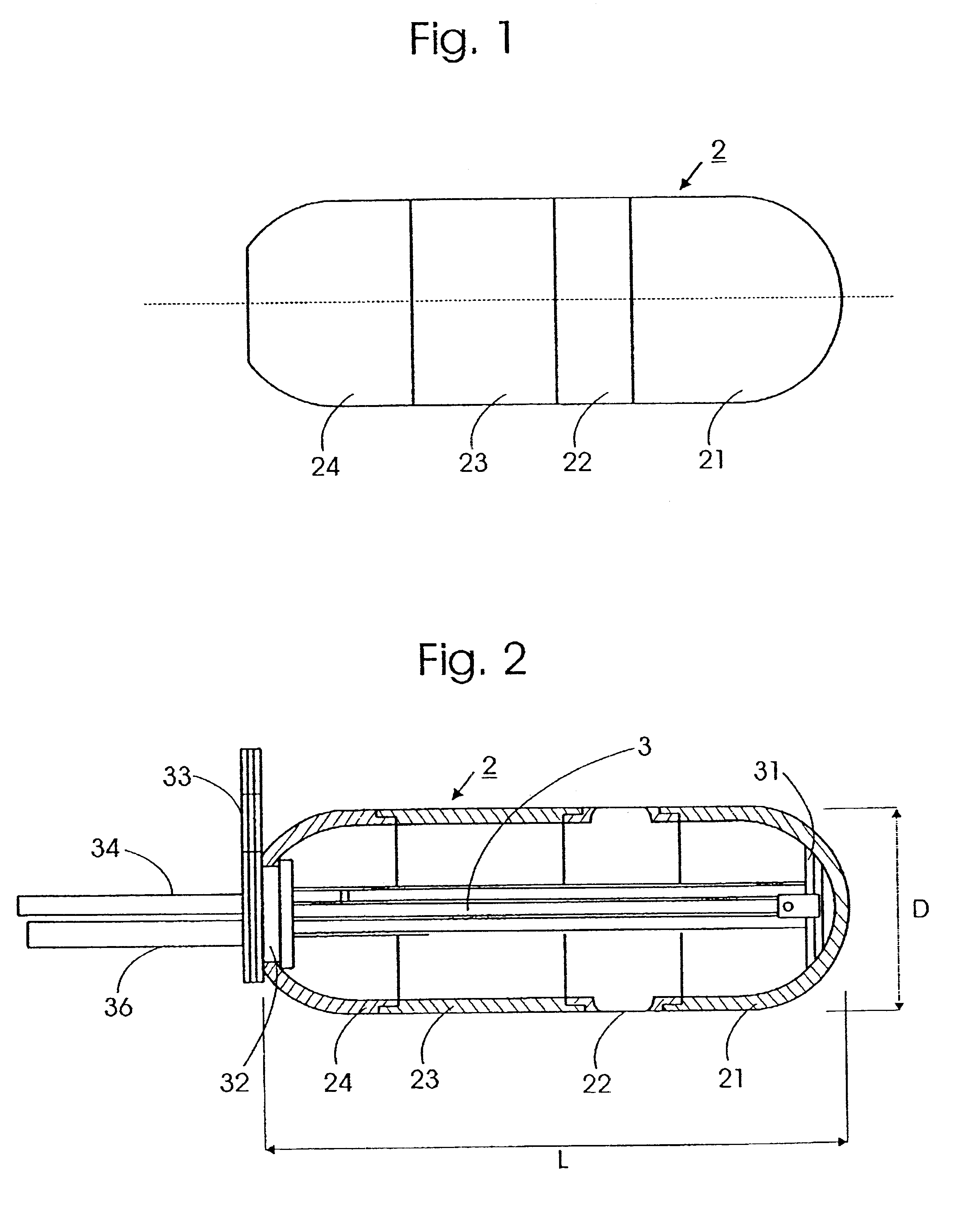 Body-cavity probe with body conformable member