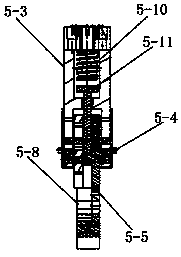 End effector of taking and placing mechanical arm for heat-forming box type furnace