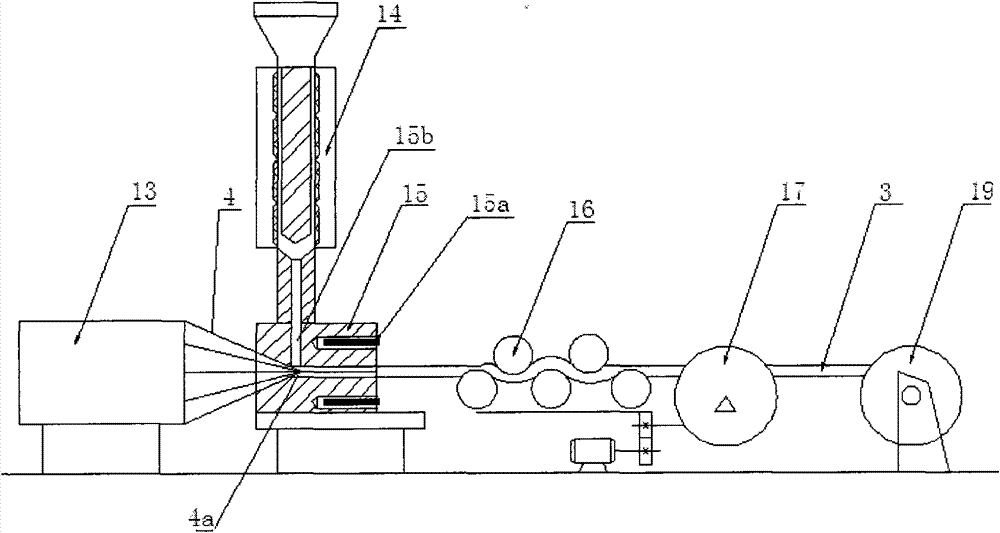 Method for manufacturing flexible oil pumping rope