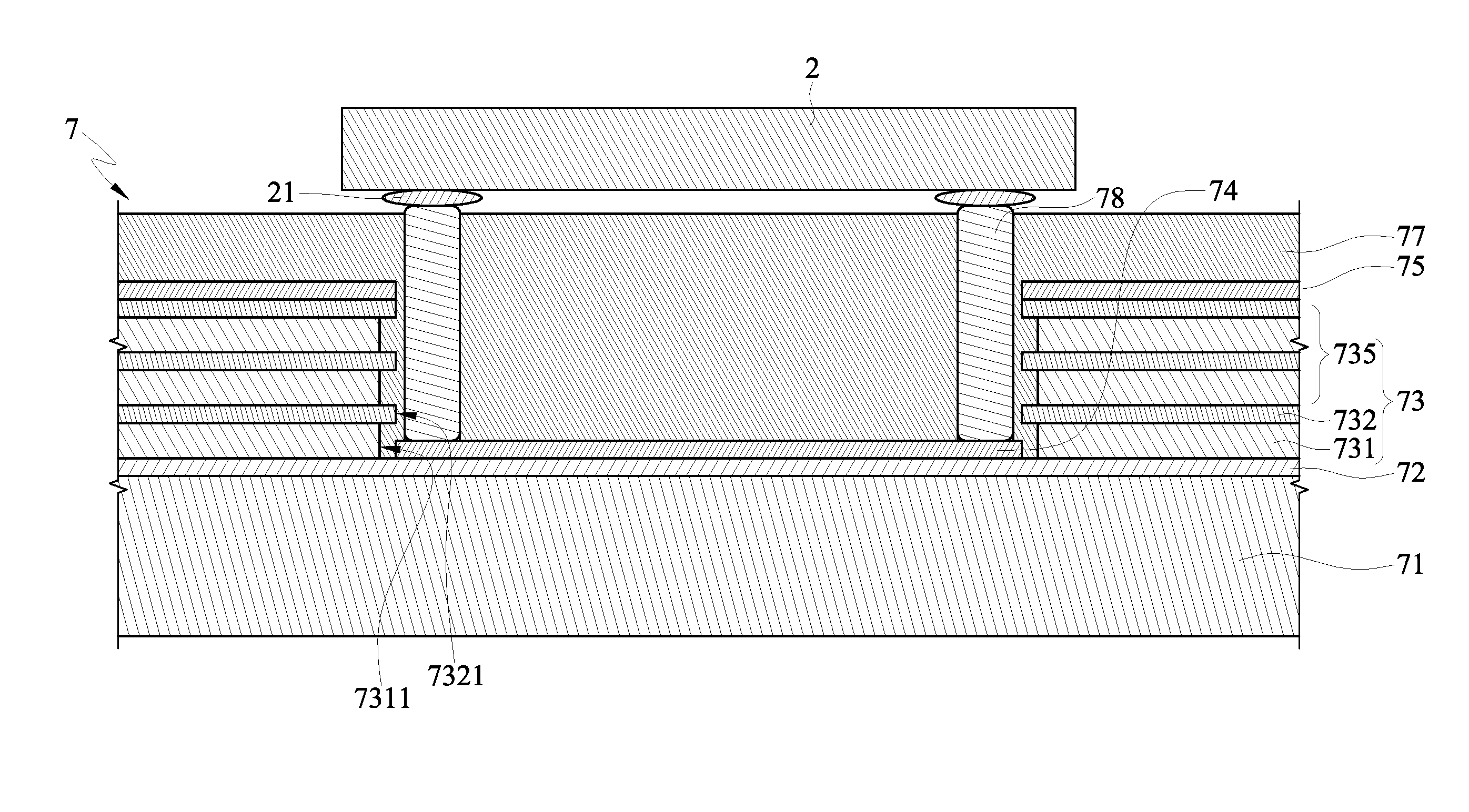 Light emitting diode load board and manufacturing process thereof