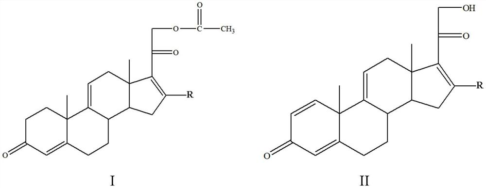 The preparation method of tetraene intermediate