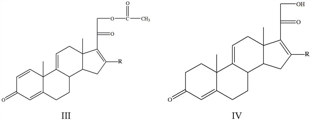 The preparation method of tetraene intermediate