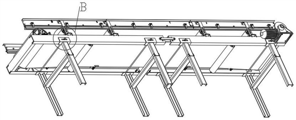 An anti-vibration conveyor belt