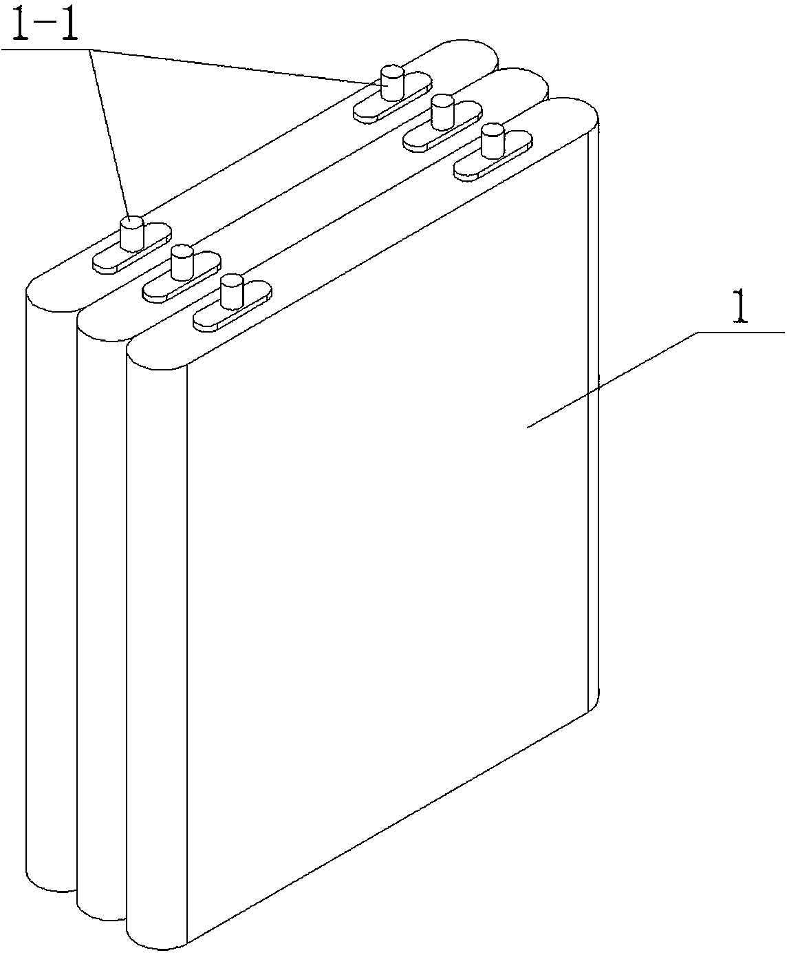 Battery provided with protective layer and protective layer thereof